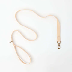 Cream Waterproof dog leash made from 100% recycled ocean plastic