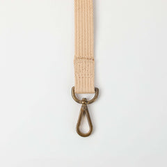 Cream Waterproof dog leash made from 100% recycled ocean plastic