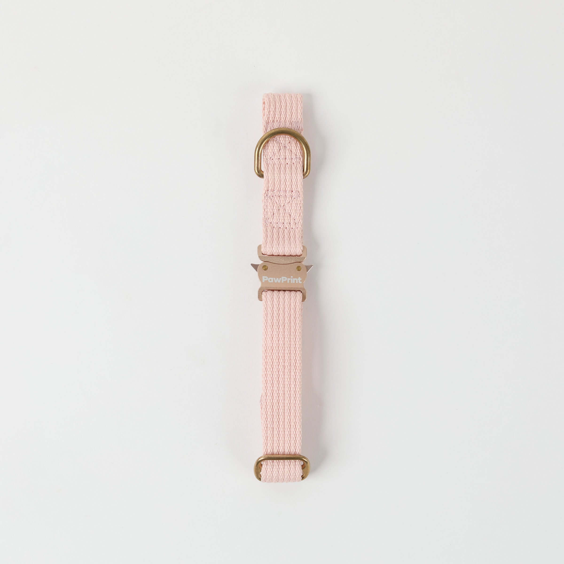 Pink Waterproof dog collar made from recycled ocean plastic 